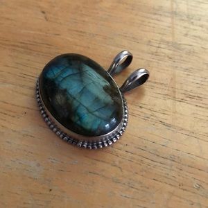 2”x1” labradorite pendant